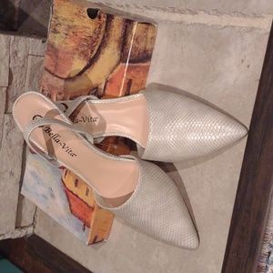 Bella-Vita Sarah II natural snake size 9 1/2 N